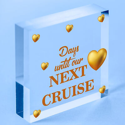 CHALKBOARD Holiday Countdown Sign Days Until Our Next Cruise Holiday Gift Sign