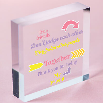 Birthday Friend Gifts Heart Special Friendship Plaque Card Best Friend Present