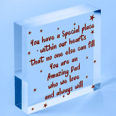 Amazing Dad Gifts For Birthday Wooden Heart Sign Thank You Gifts For Dad