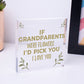 Cute Gift For Nan Grandad Grandparent Plaque Keepsake Gift From Grandchildren