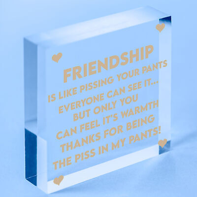 Best Friendship Gift Plaque For Special Friend Gifts For Women Engraved Ornament