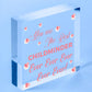 Best Childminder Ever Thank You Gift Mirror Acrylic Heart Leaving Gift Christmas