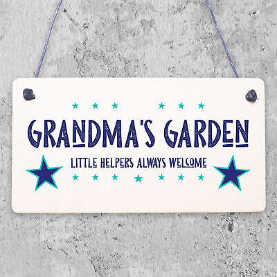 Personalised Garden Sign Nanny Grandma Nan Nanna Gift Home Gift For Her