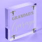 Grandad's Garage Wall Plaque Novelty Workshop Man Cave Shed Sign Father Gift