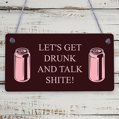 Funny Alcohol Signs Home Bar Man Cave Decor Gifts Novelty Gifts For Him