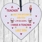 Teacher Poem Special Thank You Gift From Student Nursery School Preschool Gift