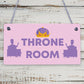 Throne Room Bathroom Toilet Door Plaque Bathroom WC Ladies Gents Sign Funny Gift