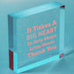 Big Heart Little Minds THANK YOU Teacher Mentor Tutor Nursery Child Gift Plaque