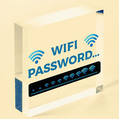 Wifi Password Hanging Home Decor Plaque House Warming Gift Home Internet Sign