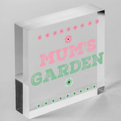 Mums Garden Novelty Plaque Summer House Sign Garden Shed Sign Gifts For Mum