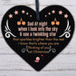 Dad Memorial Gift Christmas Tree Bauble Grave Wood Hanging Heart Decoration Sign