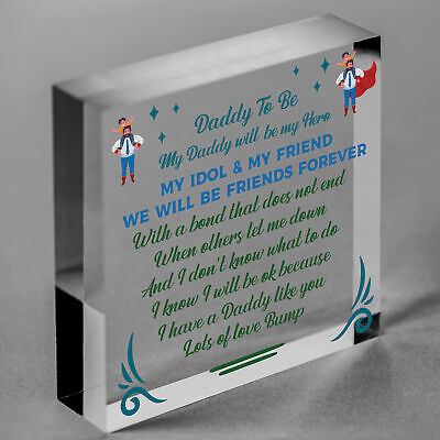 Best Daddy Gifts Heart Daddy To Be Birthday Cards Baby Shower Gifts From Bump