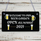 Beer Garden Welcome Sign Novelty Home Bar Sign Garden Decor Signs 2021 Gifts