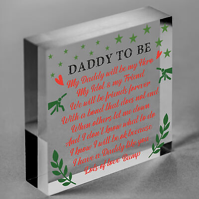 Best Daddy Gifts Heart Daddy To Be Birthday Cards Baby Shower Gifts From Bump