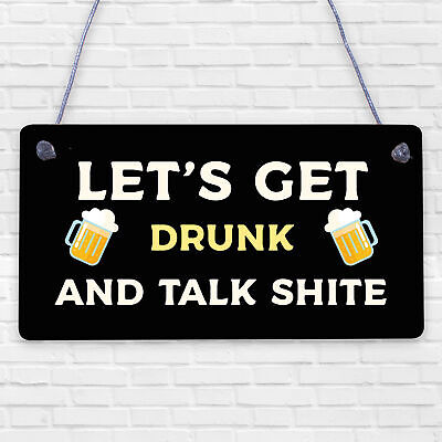 Rude Bar Sign For Home Bar Man Cave Pub Funny Alcohol Gift For Men