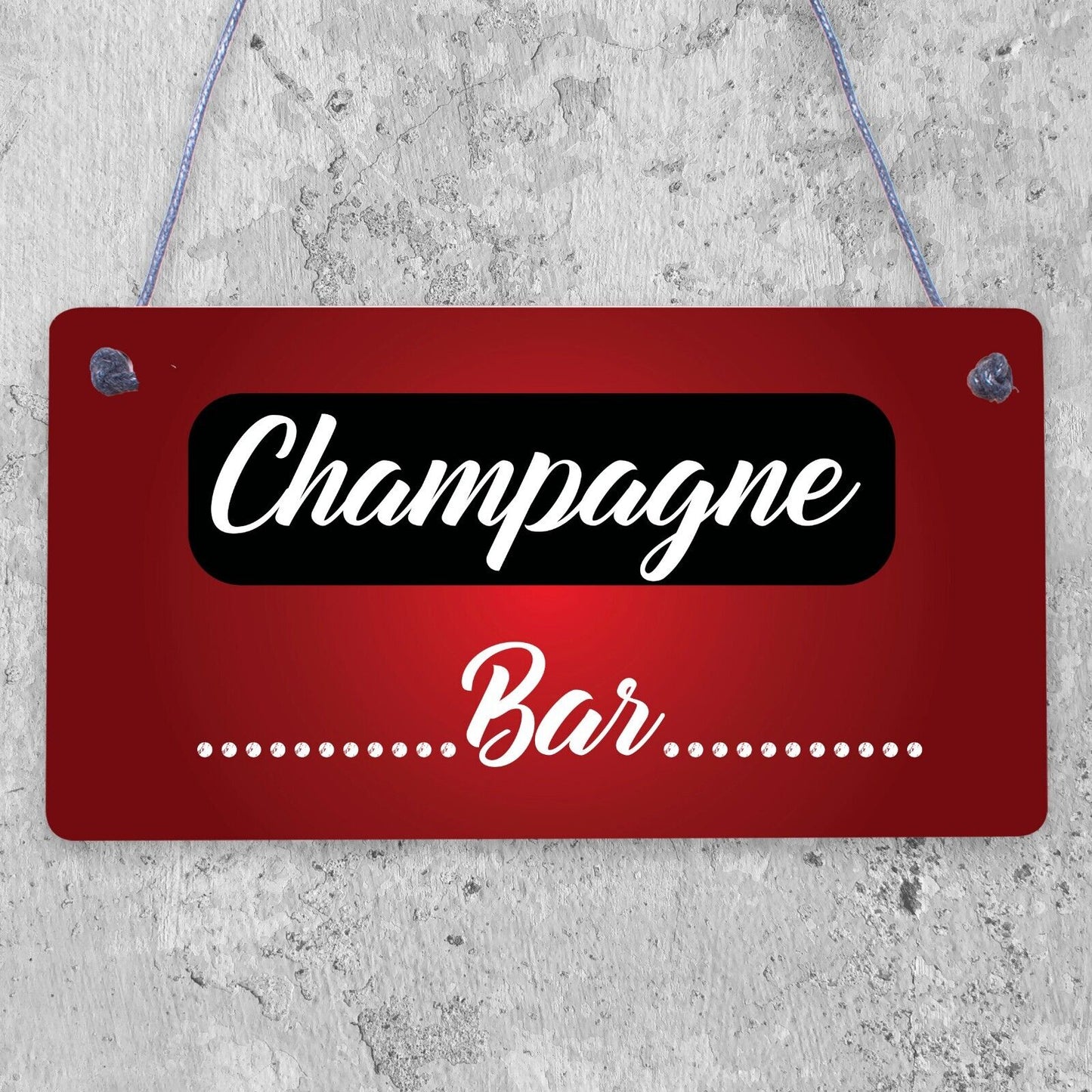 Champagne Bar Hanging Signs Gin & Tonic Pub BBQ Party Alcohol Friendship Gif