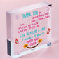 Thank You Teacher Leaving Gifts For Her Nursery Heart Plaques Childminder Friend