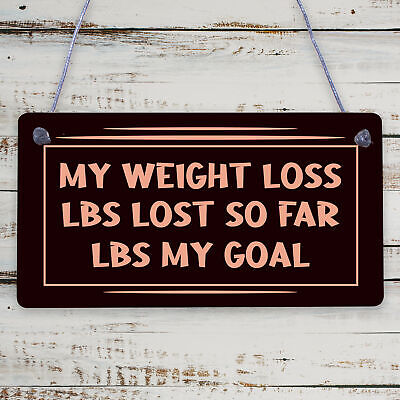 Weight Loss Countdown Chalkboard Sign Weight Watcher Slimming World Diet Plaque