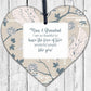 Birthday Christmas Gift For Nan And Grandad Wood Heart Thank You Gift Keepsake