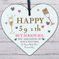 40th Birthday Funny Gift For Men Women Him Her Wooden Heart Gifts For Friend