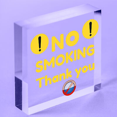 No Smoking Thank You Smoking Area Garden Pub Bar Smoking Area Plaque Wooden Sign