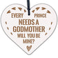 Birthday Christening Godmother Gifts Heart Godmother Request Card Asking Gifts