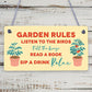 Garden Sign Summer House Decking Plaque Shed Sign Garden Rules Sign Home Gift