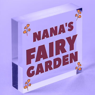 FAIRY GARDEN Plaque PERSONALISED Summerhouse Garden Shed Sign