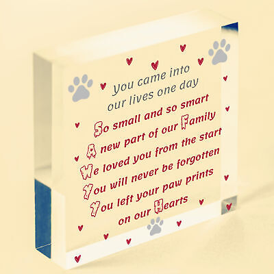 Memorial Gift For Dog Cat Lover Memorial Pet Sign Keepsake Gift For Family Heart