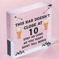 Funny Bar Sign DOESNT CLOSE AT 10 Home Bar Pub Garden Sign Home Decor