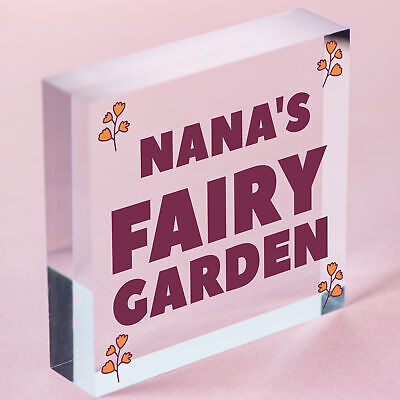 FAIRY GARDEN Plaque PERSONALISED Summerhouse Garden Shed Sign