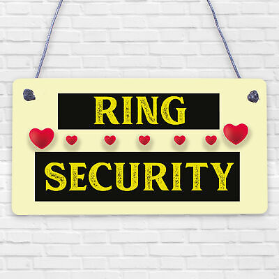 Shabby & Chic Wedding Sign Ring Security Pageboy Best Man Plaque Bride Marriage