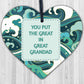 Great Grandad Gifts Engraved Heart Birthday Gift For Great Grandad Gift For Him