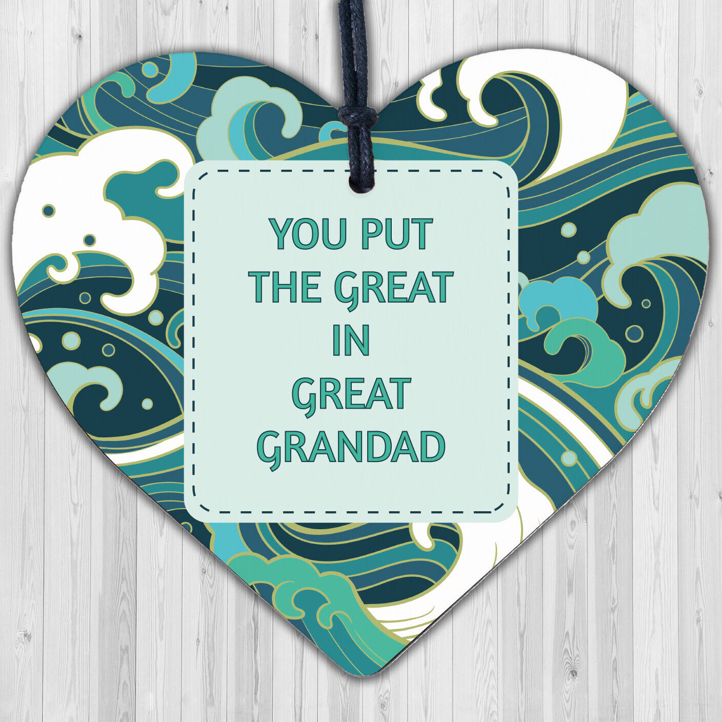 Great Grandad Gifts Engraved Heart Birthday Gift For Great Grandad Gift For Him