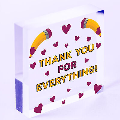 Teacher Thank You Gifts End Of Term Leaving Gift Gift Teaching Assistant Tutor