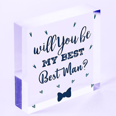 Will You Be My Maid of Honour Bridesmaid Flower Girl Best Man Wedding Request