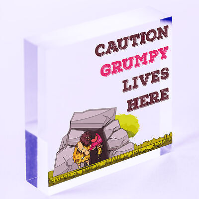 Shed Man Cave Signs Grumpy House Door Plaque Garden Sign Gifts For Dad Grandad