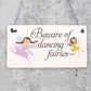 Novelty Fairy Garden Gardening Shed Hanging Wooden Sign Chic Plaque Decor Gift