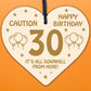 30th Birthday Novelty Funny Gift Wood Heart Gift For Him Her Friendship Gifts