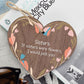 Sister Gifts Wooden Heart Gift For Birthday Friendship Gift For Best Friend