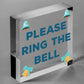 PLEASE RING THE BELL House Door Hanging Plaque Garden Home Decor Sign Notice