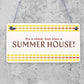 It's Not A Shed, It's A Summer House Novelty Plaque Hanging Garden Shed Sign