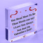 Engraved Valentines Day Gifts For Him Her Novelty Heart Plaque Gift For Partner