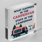 Campervan Camper Caravan Motorhome VW Gifts Travel Holiday Hanging Door Sign