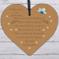 Mum Memorial Gifts Wooden Heart Grave Plaque Tribute Sign Mum Birthday Gifts