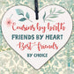 Best Friend Gifts For Cousin Birthday Christmas Card Gifts Wooden Heart Keepsake