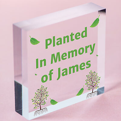 In Memory Plaque Mum Dad Nan Grandad Memorial Gift Wooden Heart Plaque