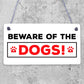 Beware Of The Dogs Novelty Wooden Hanging Shabby Chic Plaque Dog Owner Sign Gift