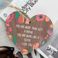 Special Friendship Gifts Hanging Wood Heart Birthday Gift For Best Friend Sister