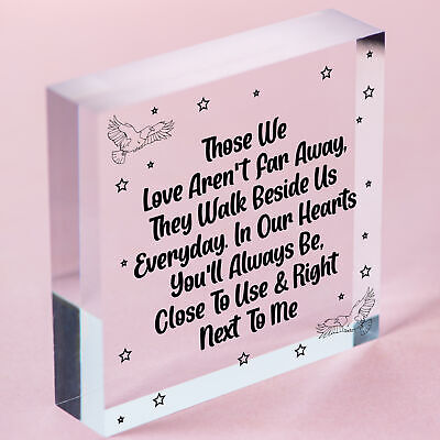 You'll Always Be Next To Me Wooden Hanging Heart Plaque Memorial Love Gift Sign